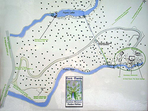 Mapa Sedmi pramenů – Epta Piges